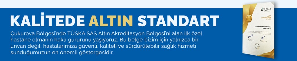 Kalitede Altın Standart - TÜSKA SAS Altın Akreditasyon Belgesi